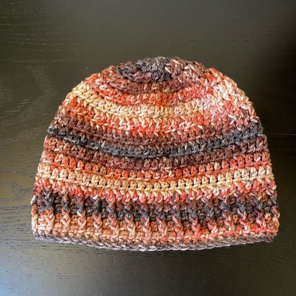 Cozy Multicolor Crochet Beanie - Picture 4 of 8